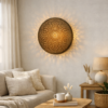 Luxury Handmade Moroccan Brass Ceiling Light, Vintage Flush Mount Wall or Ceiling Sconce