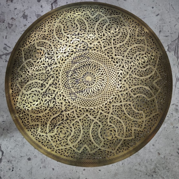 Luxury Handmade Moroccan Brass Ceiling Light, Vintage Flush Mount Wall or Ceiling Sconce