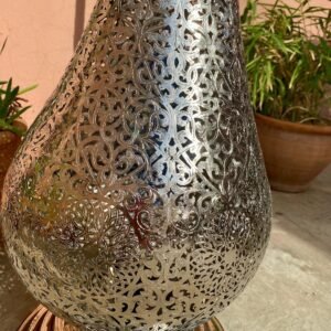 Handmade Moroccan Brass Floor Lamp – Boho Oriental Lighting