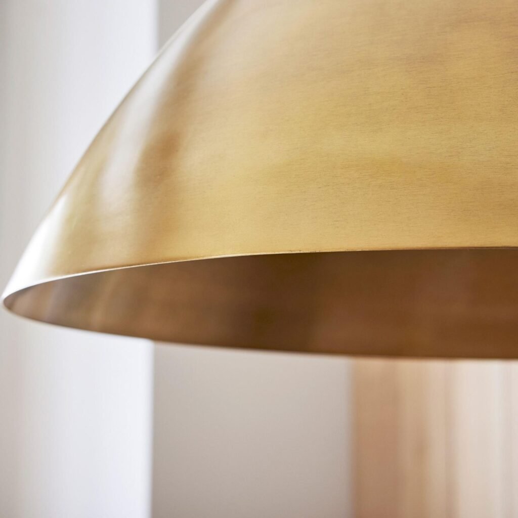 Hammered Dome Pendant Light – Rustic Farmhouse Kitchen Island Ceiling Fixture