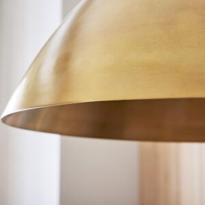 Hammered Dome Pendant Light – Rustic Farmhouse Kitchen Island Ceiling Fixture