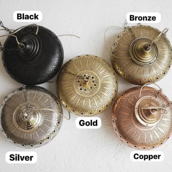 Moroccan Brass Pendant Light, Handmade Home Decor Lighting