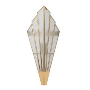 Flush Mount Wall Sconce for Bedroom & Hallway | Handmade Moroccan Brass Light Fixture